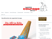 Tablet Screenshot of jc-courage.de